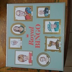 NIB Royal King Charles Princess Diana William Queen Elizabeth Bingo Game NEW!